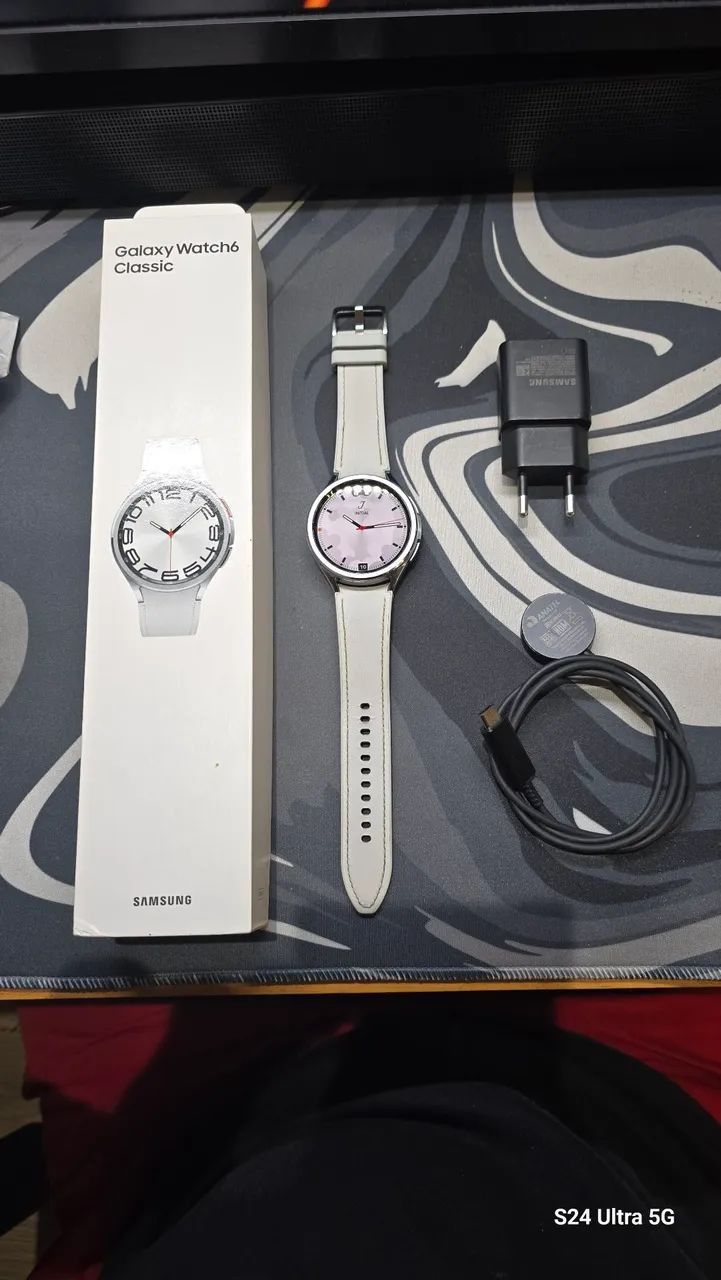 Galaxy watch 6 classic lte silver - Foto 3