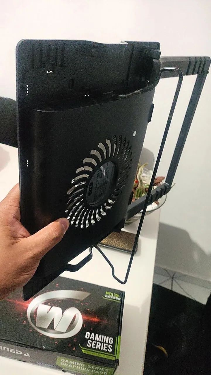 Base ergonômica com cooler led notebook! - Foto 2