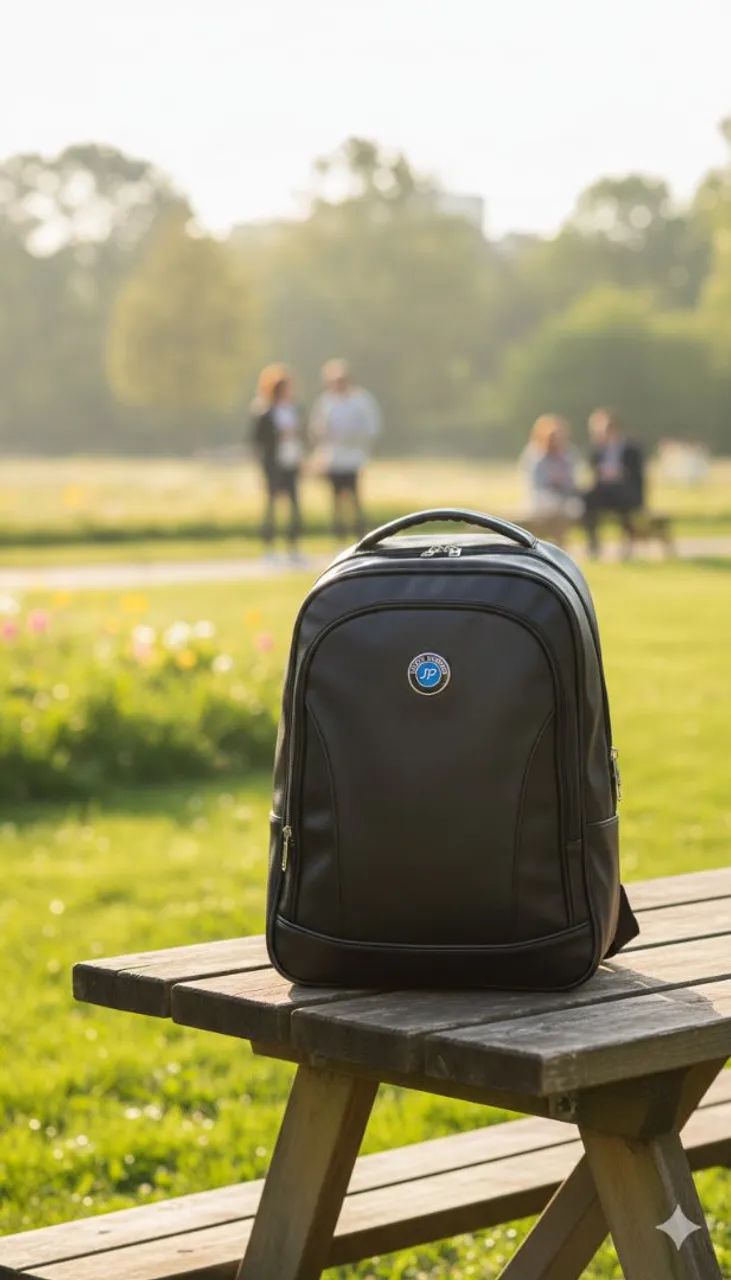 Mochila impermeável couro 