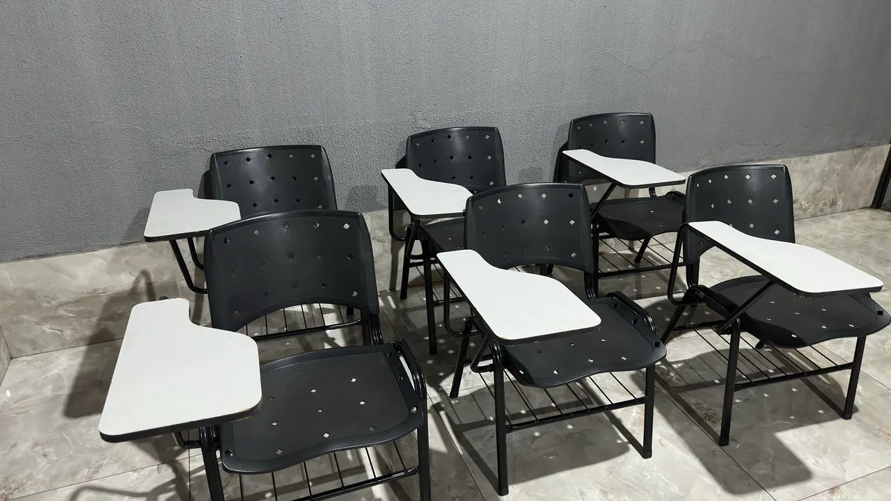 Kit com 6 Cadeiras Escolares - Foto 3