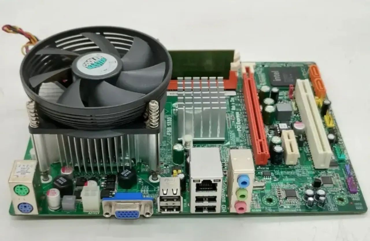 placa-mãe pos-ecig41bs + pentium dual core e5700 - Foto 4