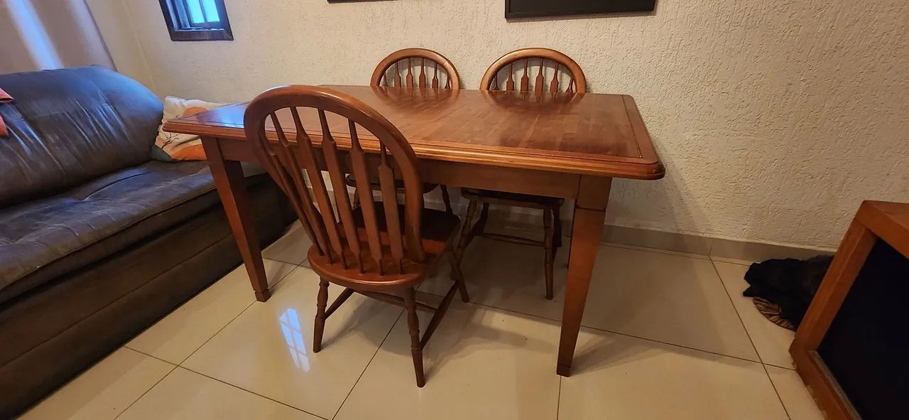 Mesa de madeira maciça! - Foto 5