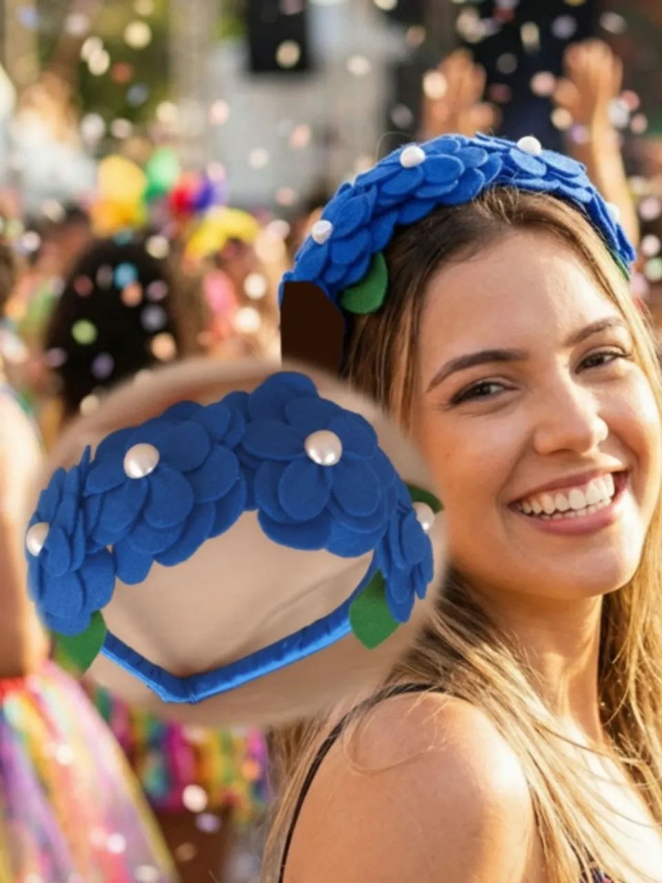 Tiaras de Flores e presilhas_Carnaval - Foto 3