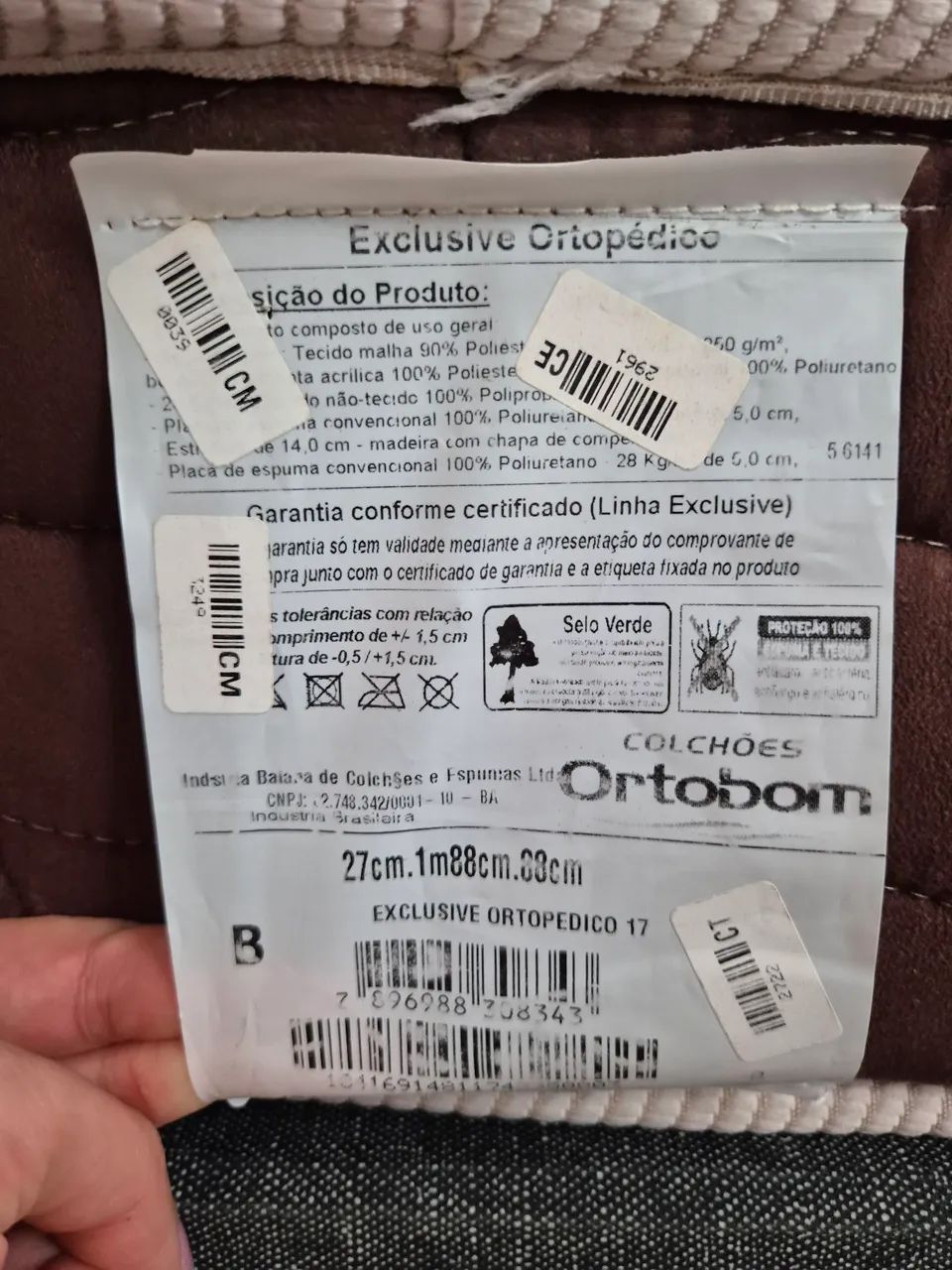 Cama solteiro colchão ortopédico ORTOBOM - Ótima e barata!! - Foto 4