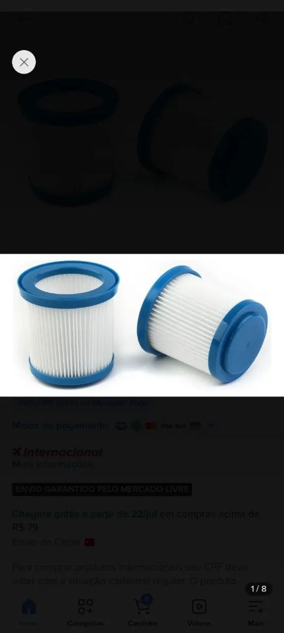 Filtro para piscina