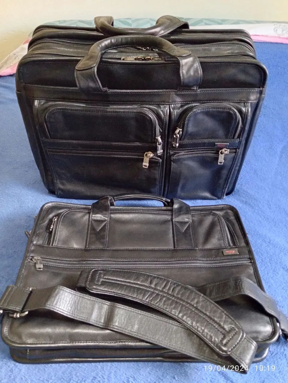 Bolsa executiva de couro legítimo Tumi  - Foto 4
