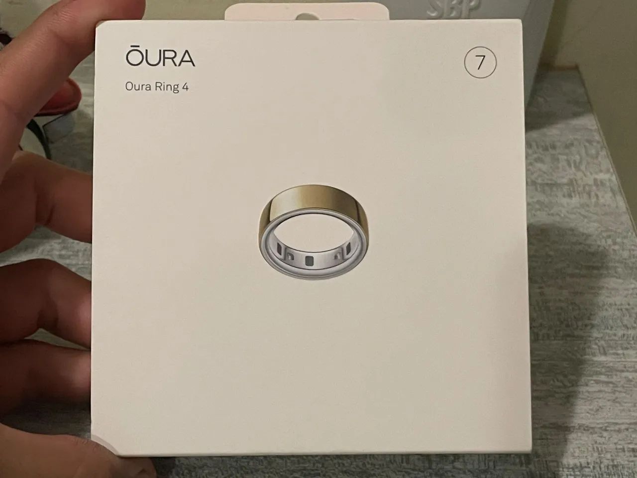Smart Ring Oura Ring 4 - Gold - Tamanho 7