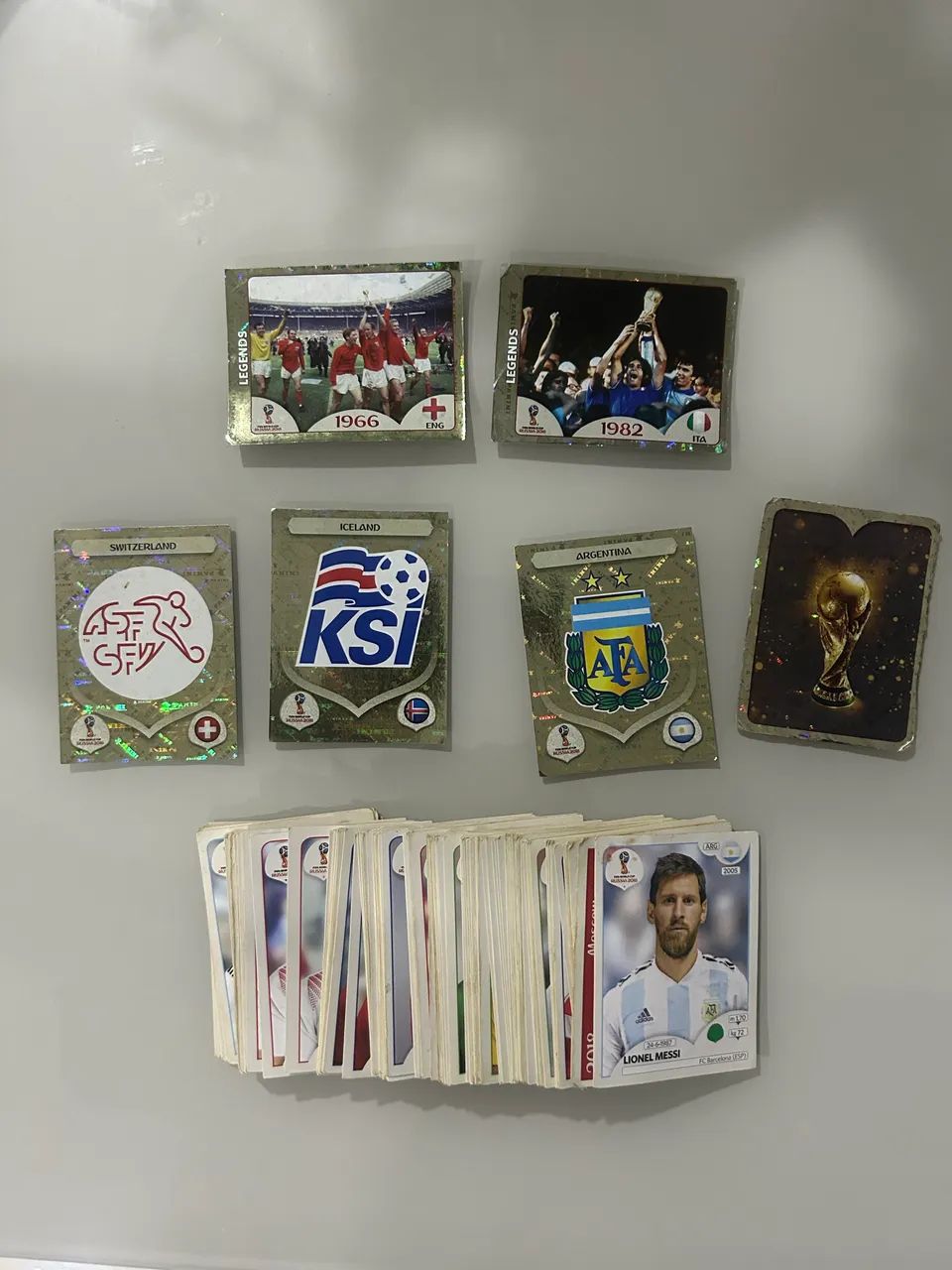 Figurinha da copa do mundo 2018