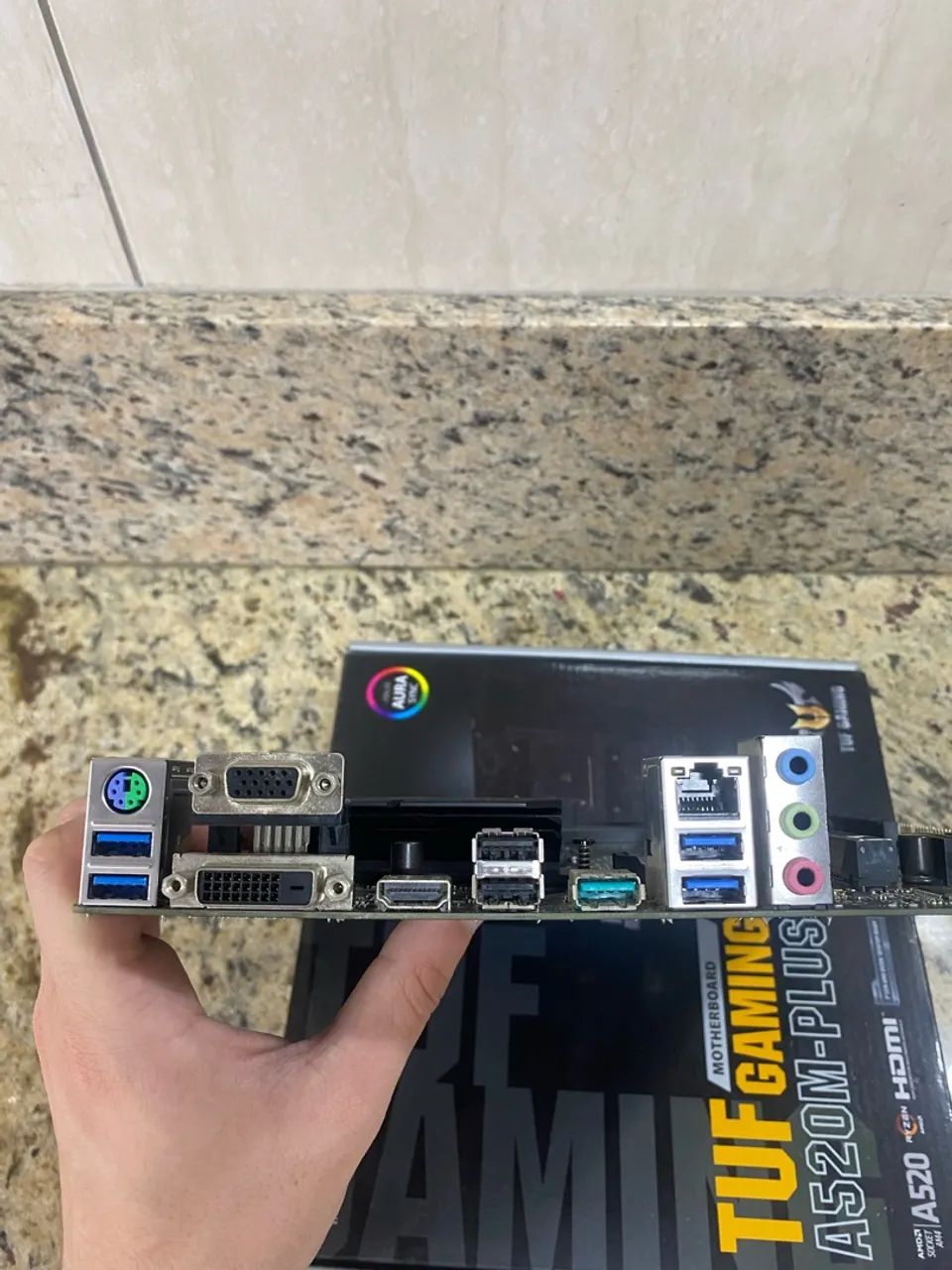  A520M Asus TUF Plus AM4 com Caixa - Foto 3