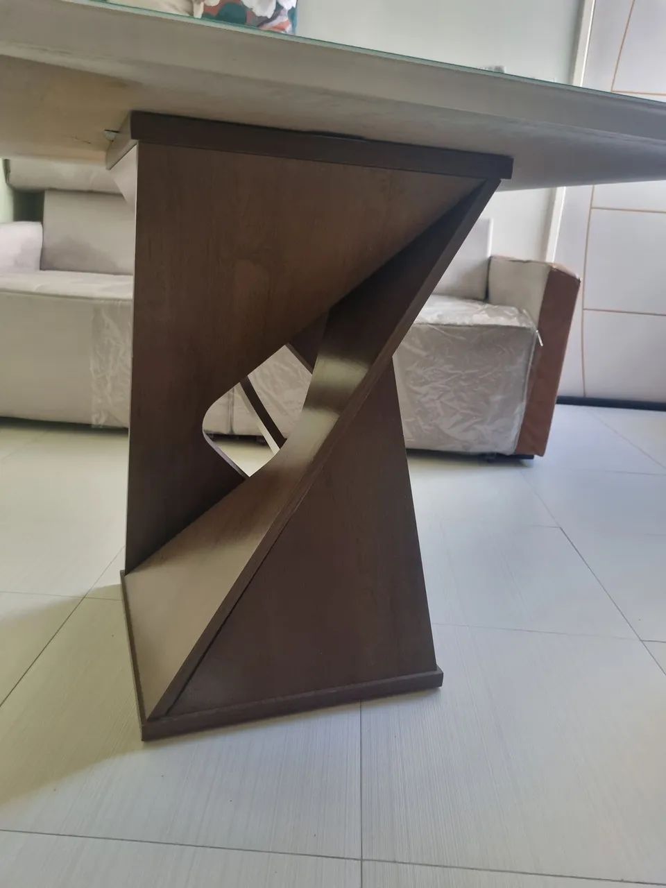 Mesa com tampo de vidro  - Foto 5