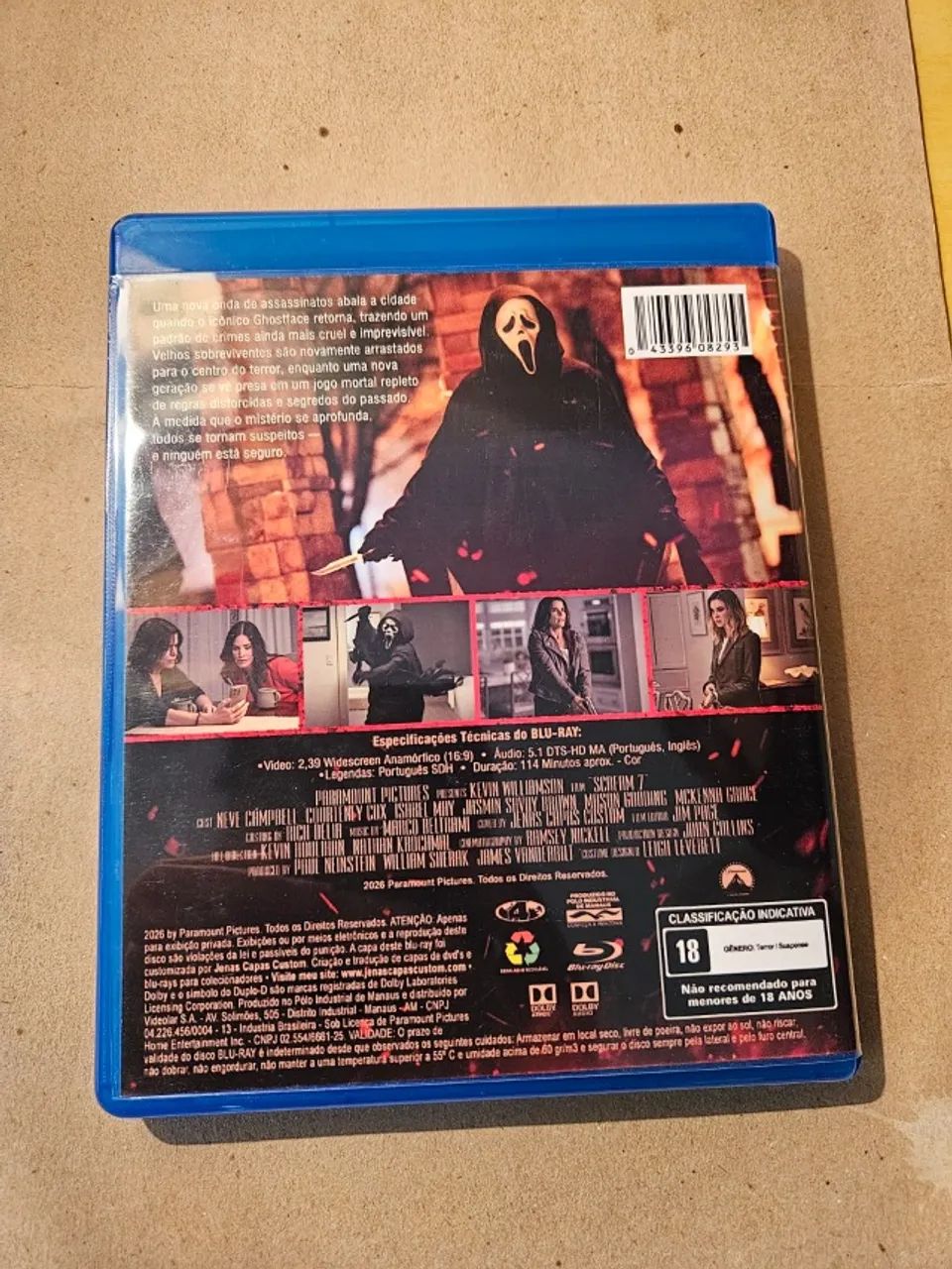 Blu-ray Pânico (2022 / Pânico 5) Clássico Do Terror Original - Foto 2