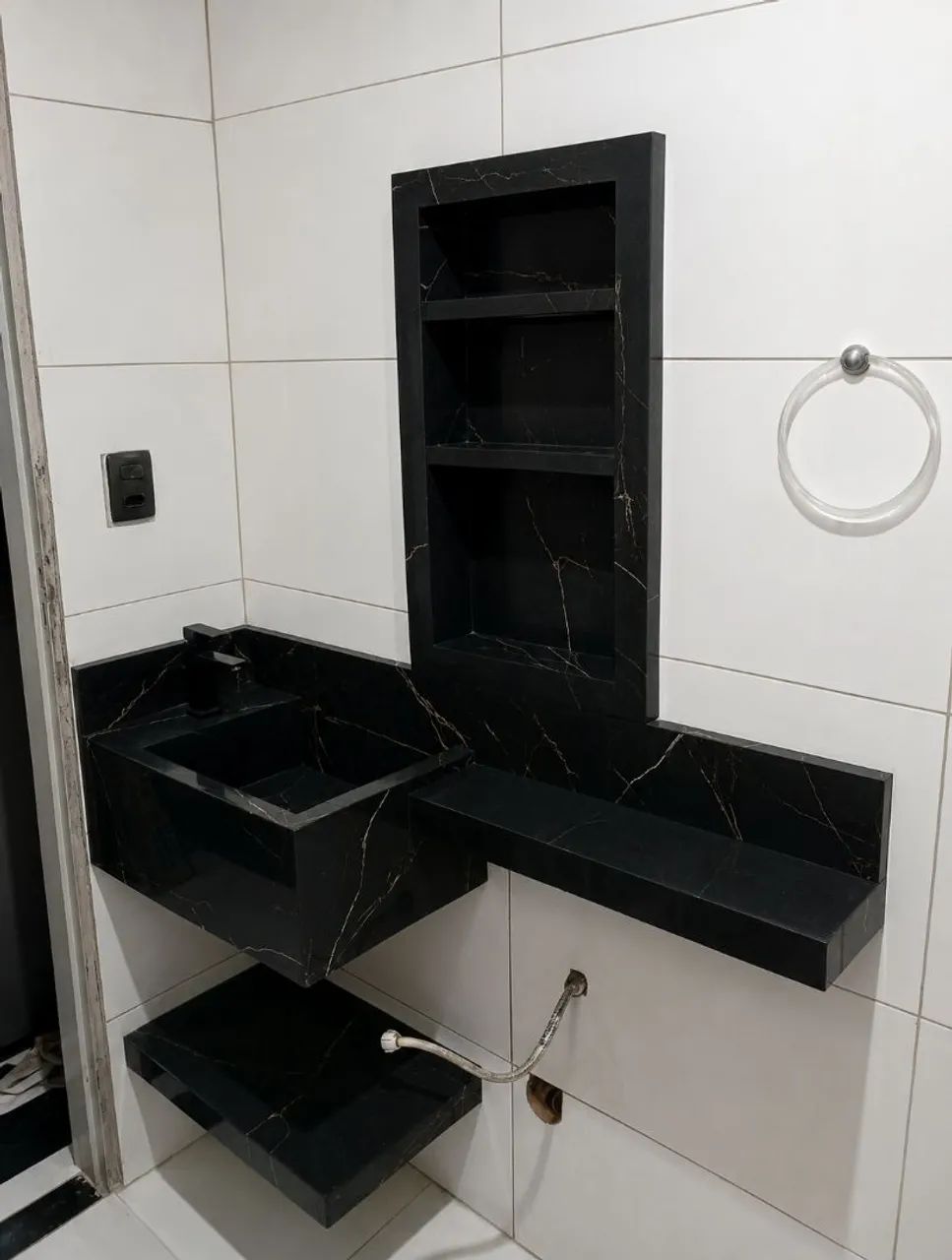 Pia/bancada de porcelanato 