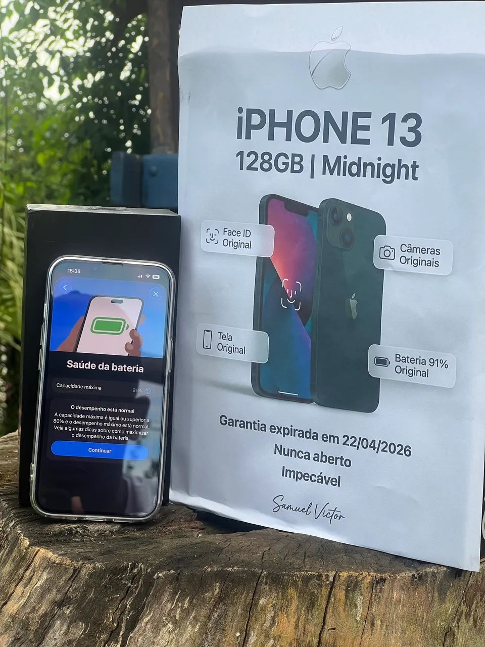 iPhone 13 128GB - Estado de Novo! - Celulares e Smartphones