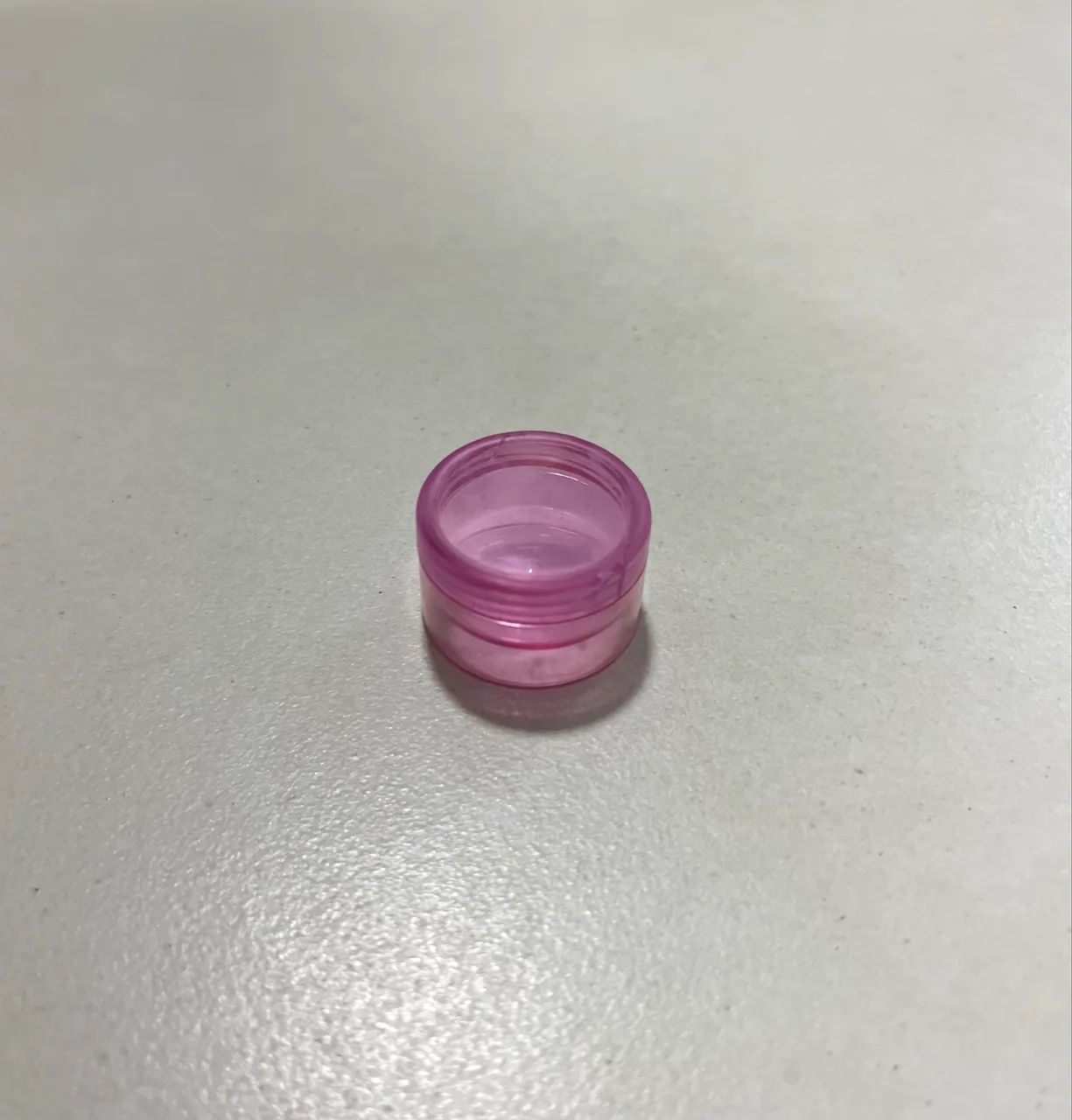 POTINHO PORTA COSMÉTICOS ROSA COM TAMPA ROSQUEÁVEL - Foto 2