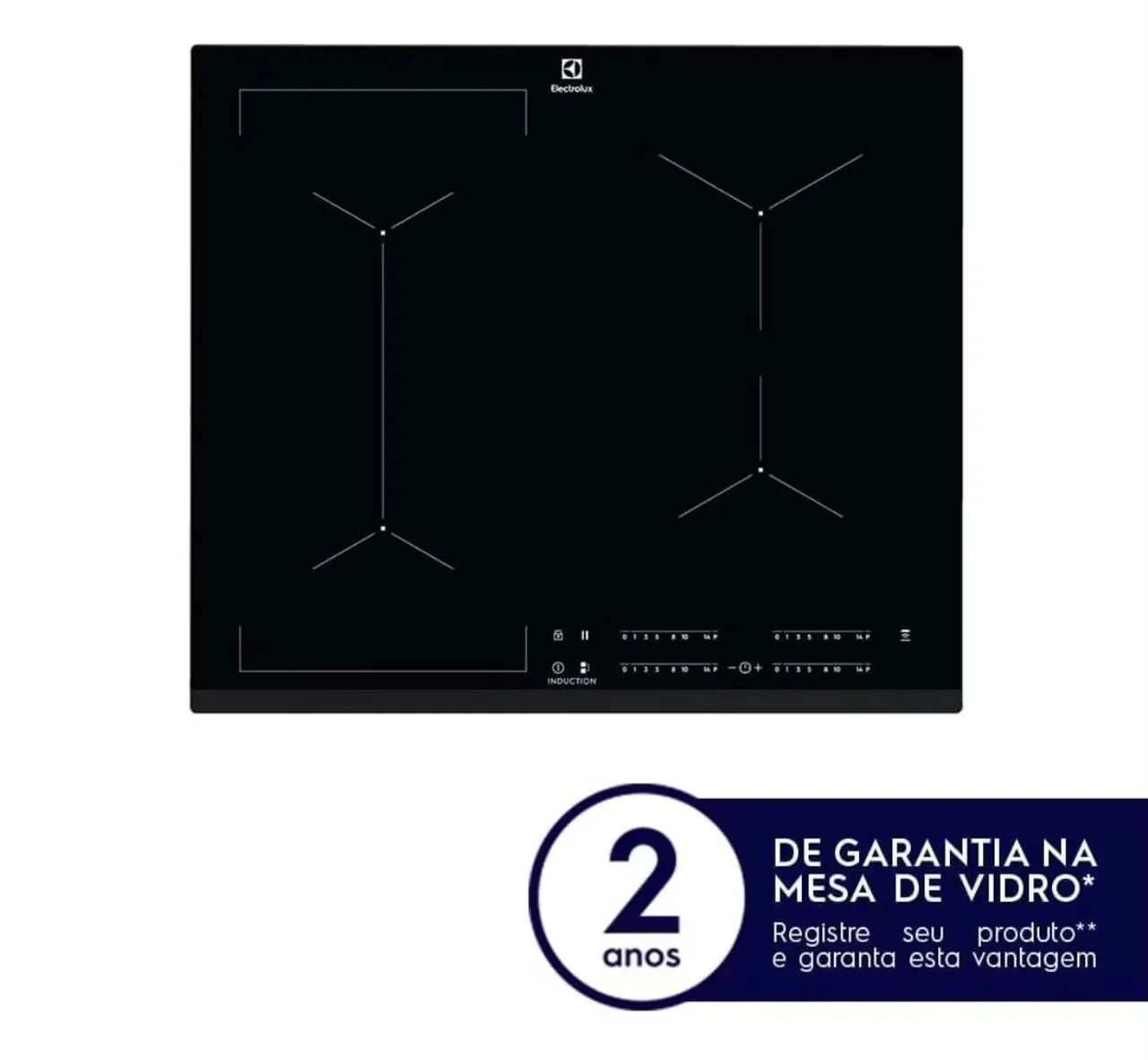 Cooktop de indução 4 bocas