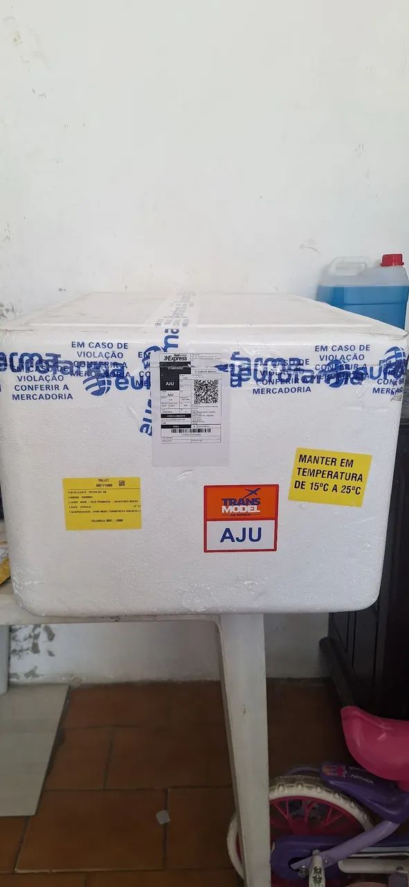 Caixa de isopor de 100L