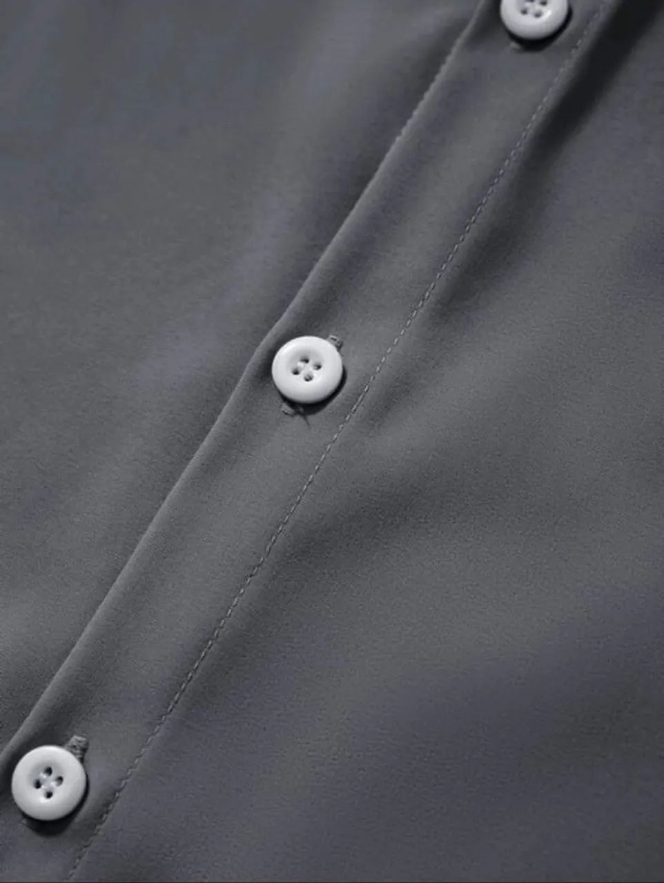 Camisa Cinza Escuro Manfinity - Foto 3