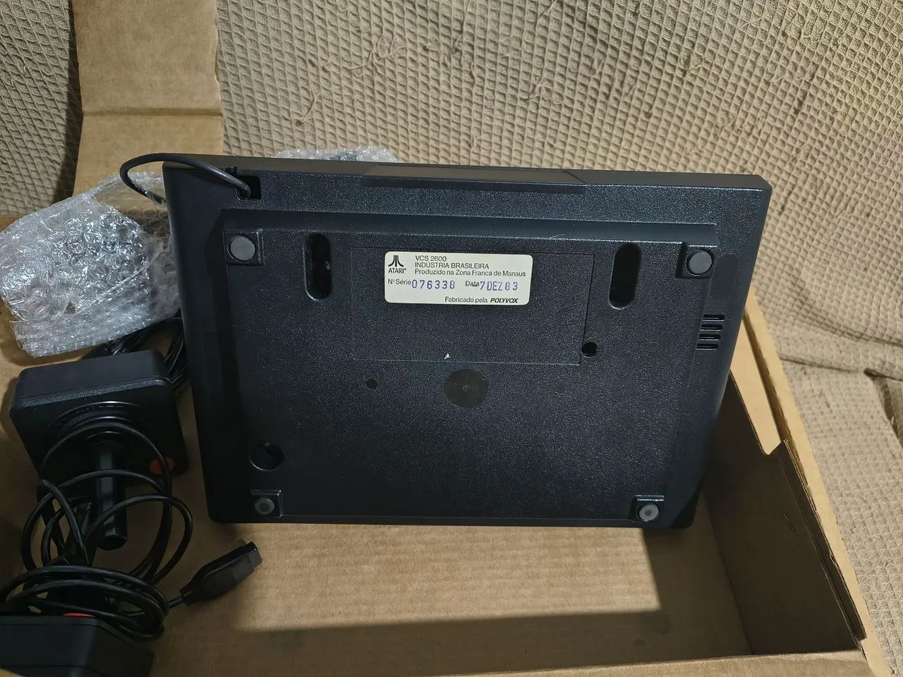 ATARI SERIAL CKNPLETO VAIXA BERÇO E CONSOLE - Foto 5