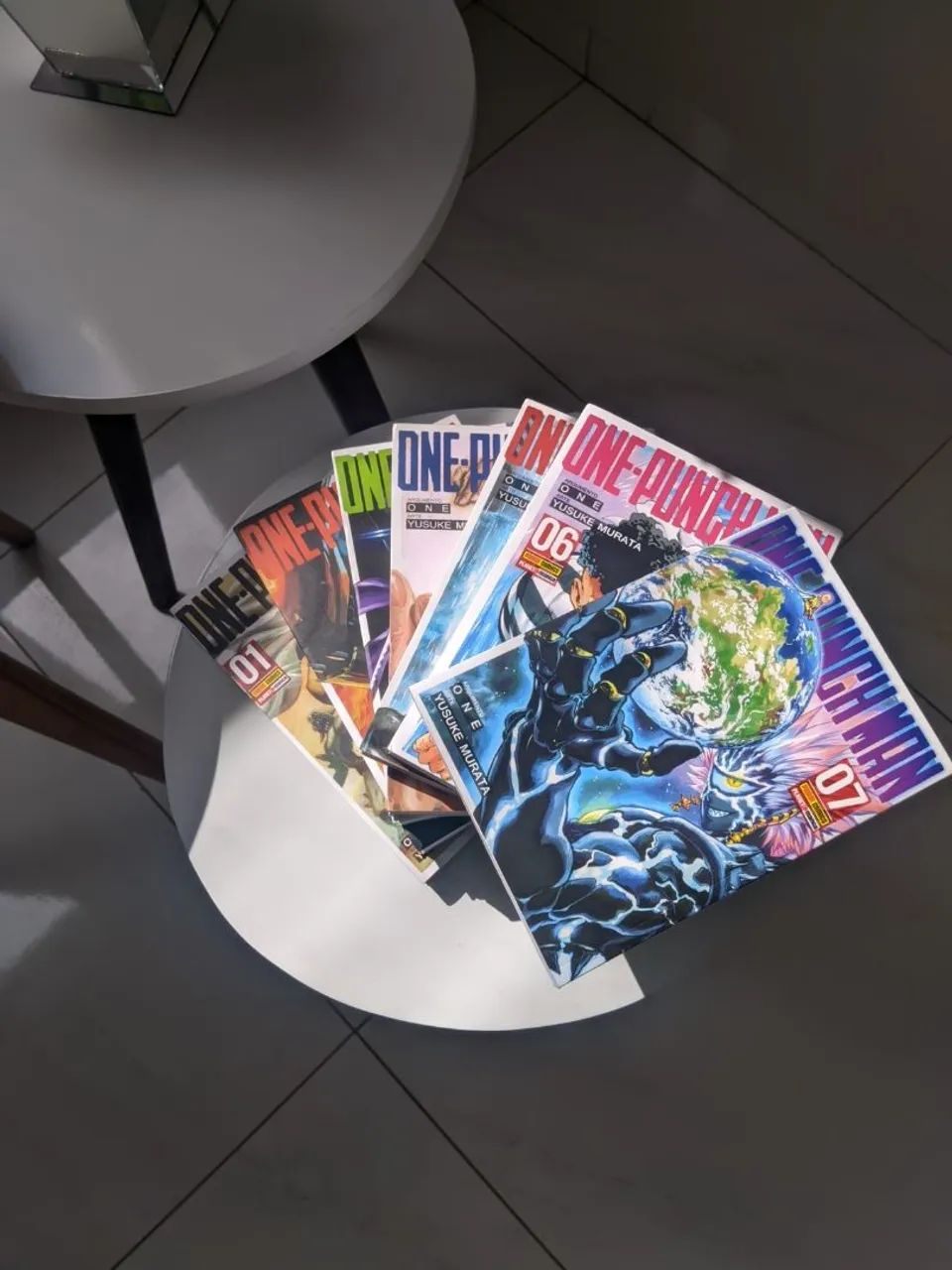 Mangá One Punch Man - Vol. (01 ao 07) + Marca página - Livros e