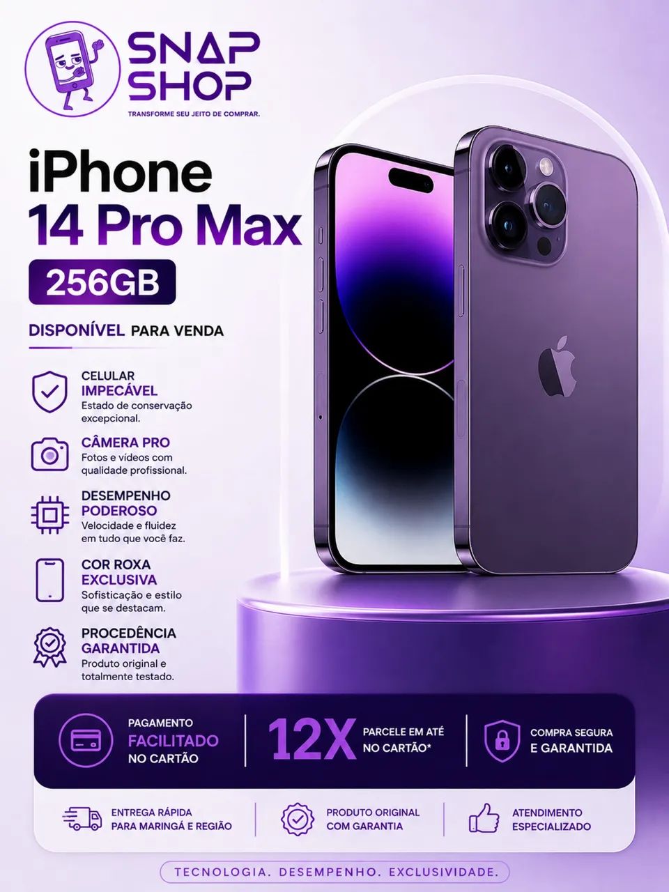 iPhone 14 Pro Max 256 GB - Foto 5