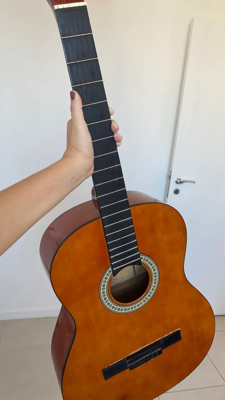 Violão sem cordas + case - Foto 3