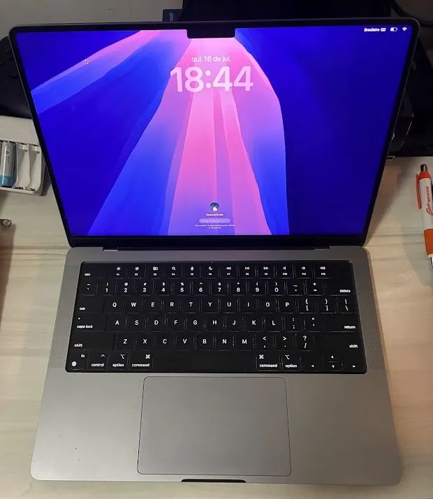 Macbook Pro 14, M1 Pro, 16 Gb, 512 Gb, Cinza Espacial