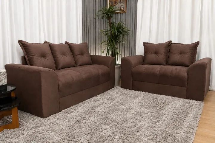 Conjunto de Sofás Novo Frete grátis  - Foto 2