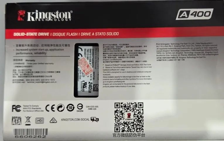 HD SSD Kingston A400 240GB 2.5 Polegadas SATA III para Laptop e Desktop - Foto 5