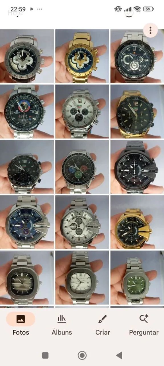 Relógio vários modelos e marcas, todos os ponteiros funcional  - Foto 3