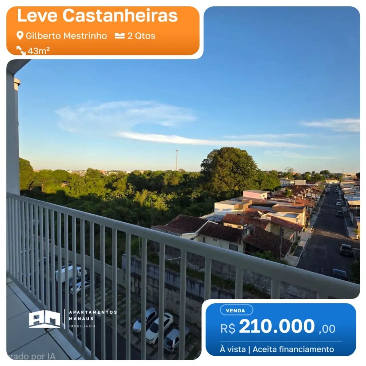Leve Castanheiras - 2 Quartos - Gilberto Mestrinho
