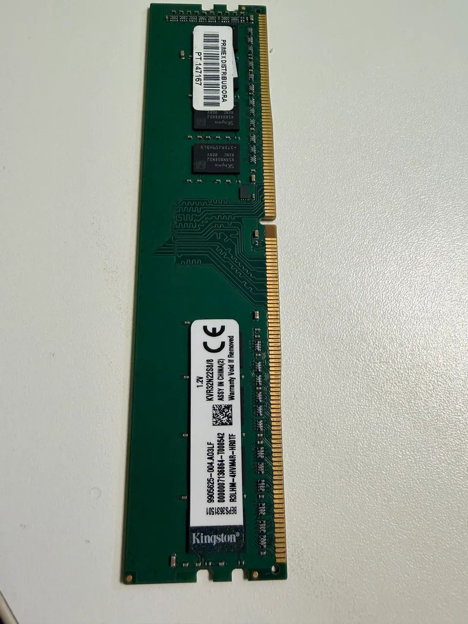 Memória RAM DDR4 8G Kingston 