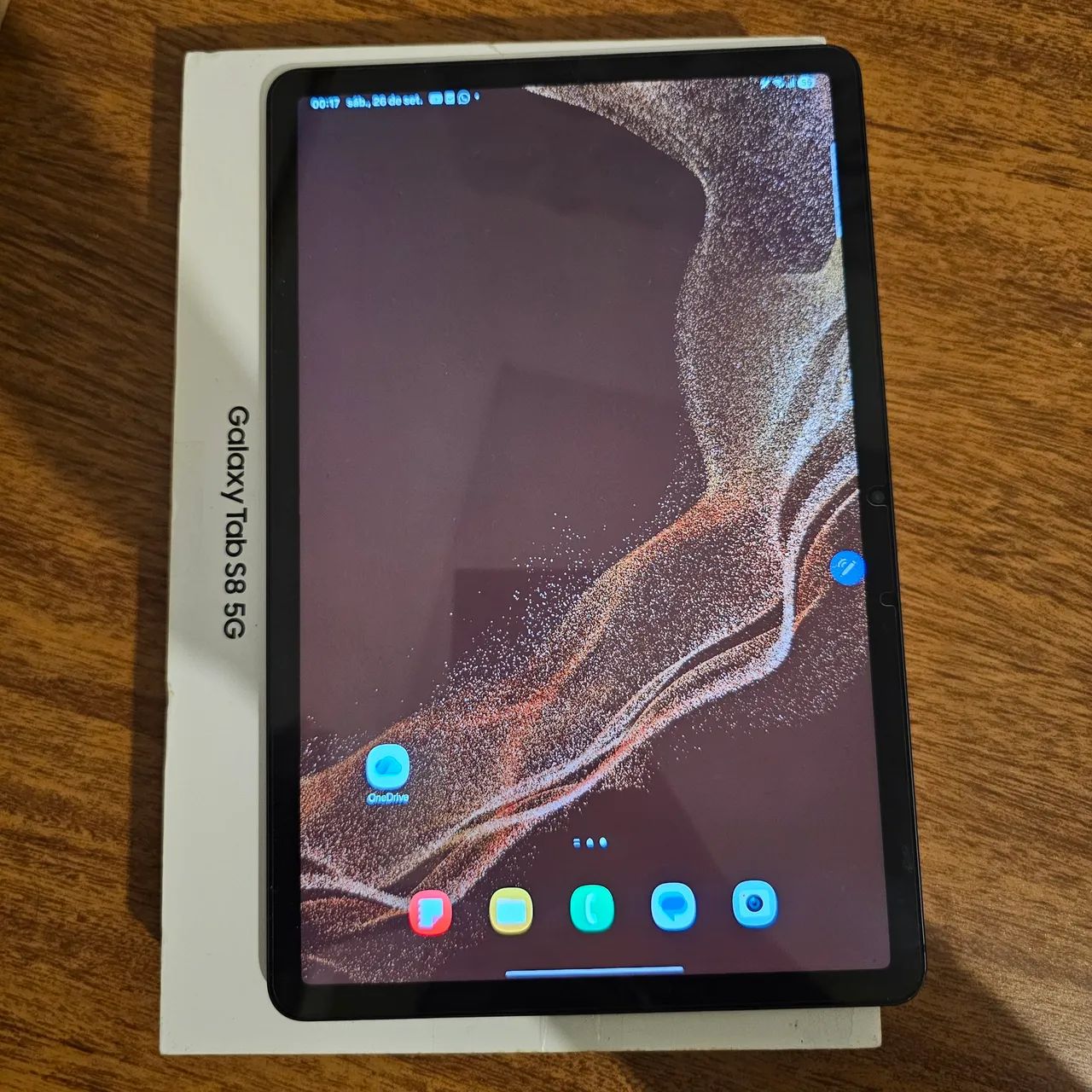 Samsung Galaxy Tab S8 5G 256GB Grafite na Caixa com Capa Teclado Original e Nota Fiscal - Foto 3