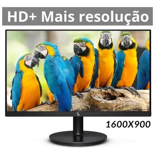 Monitor LED 20 Polegadas 3Green Tela Widescreen HD Conexão HDMI VGA Design Slim - Foto 3