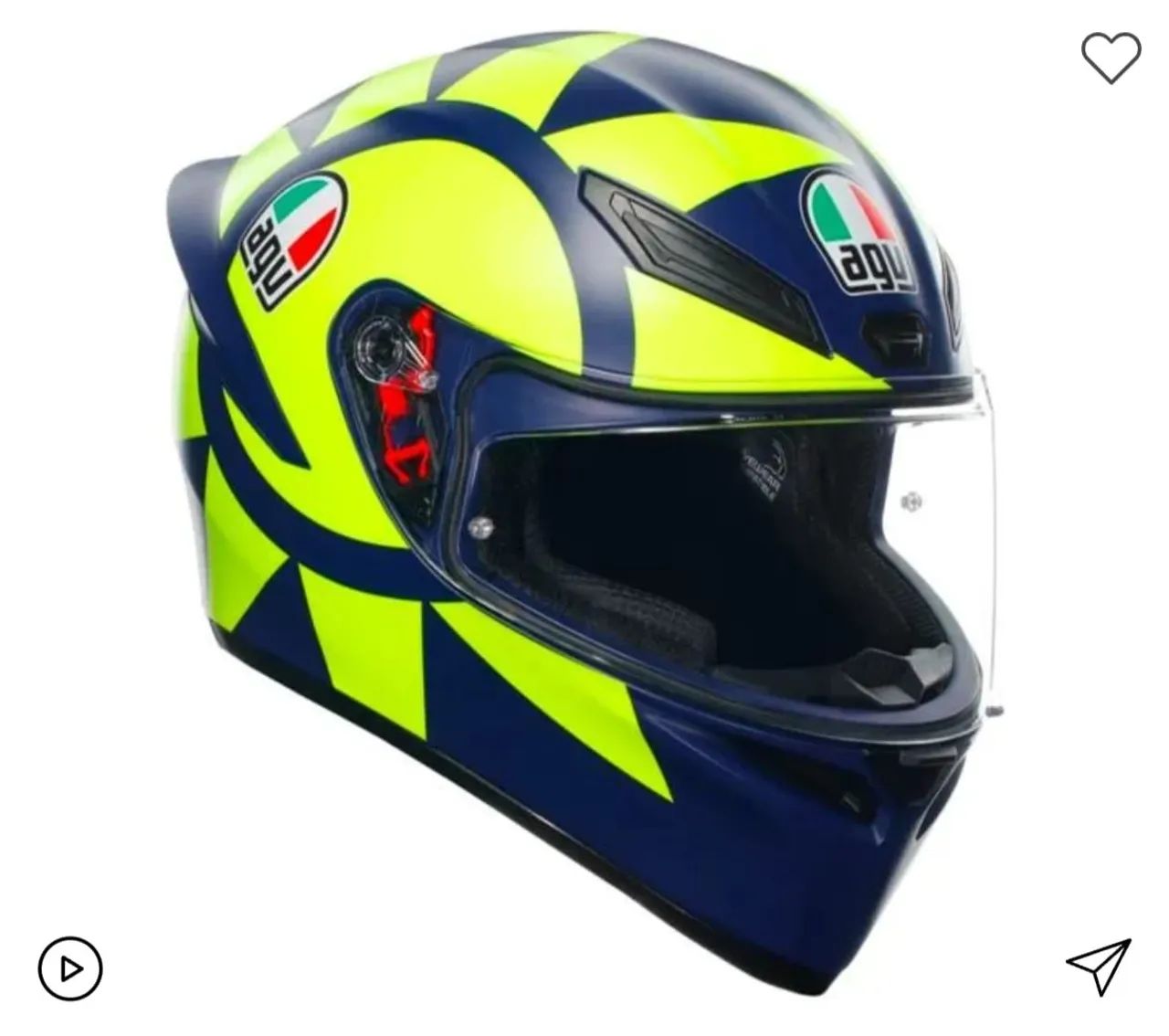 Capacete p/motoqueiro - Foto 5