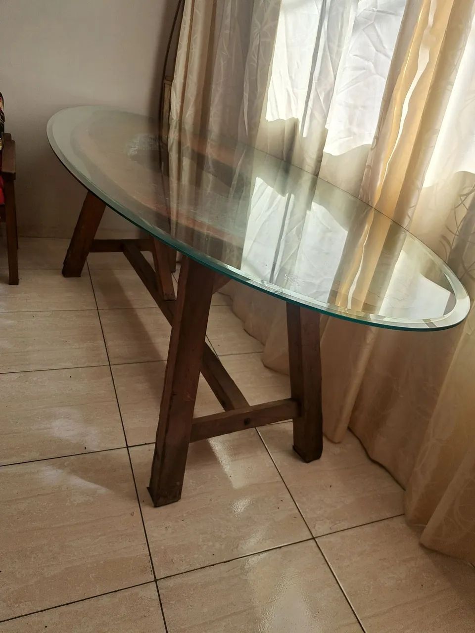 Mesa madeira maciça rústica  - Foto 4