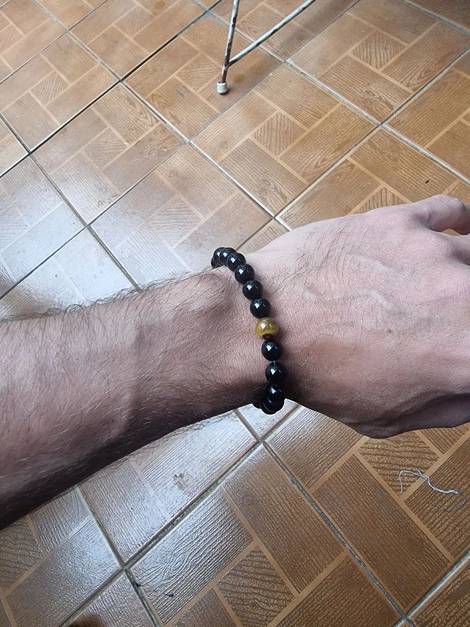 Colar com pedra olho de tigre - Foto 4