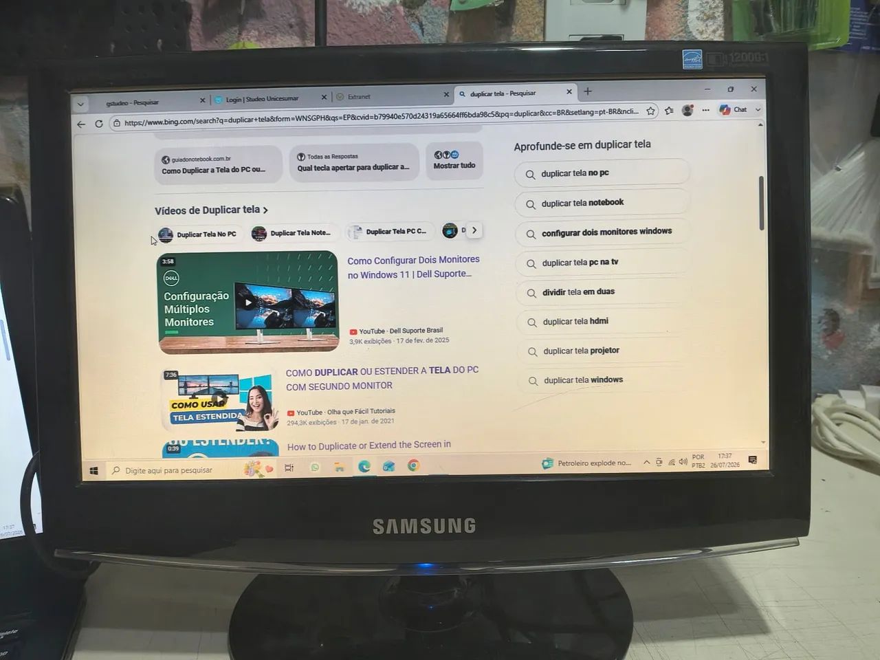 Monitor Samsung 16 polegadas Lcd - Foto 2