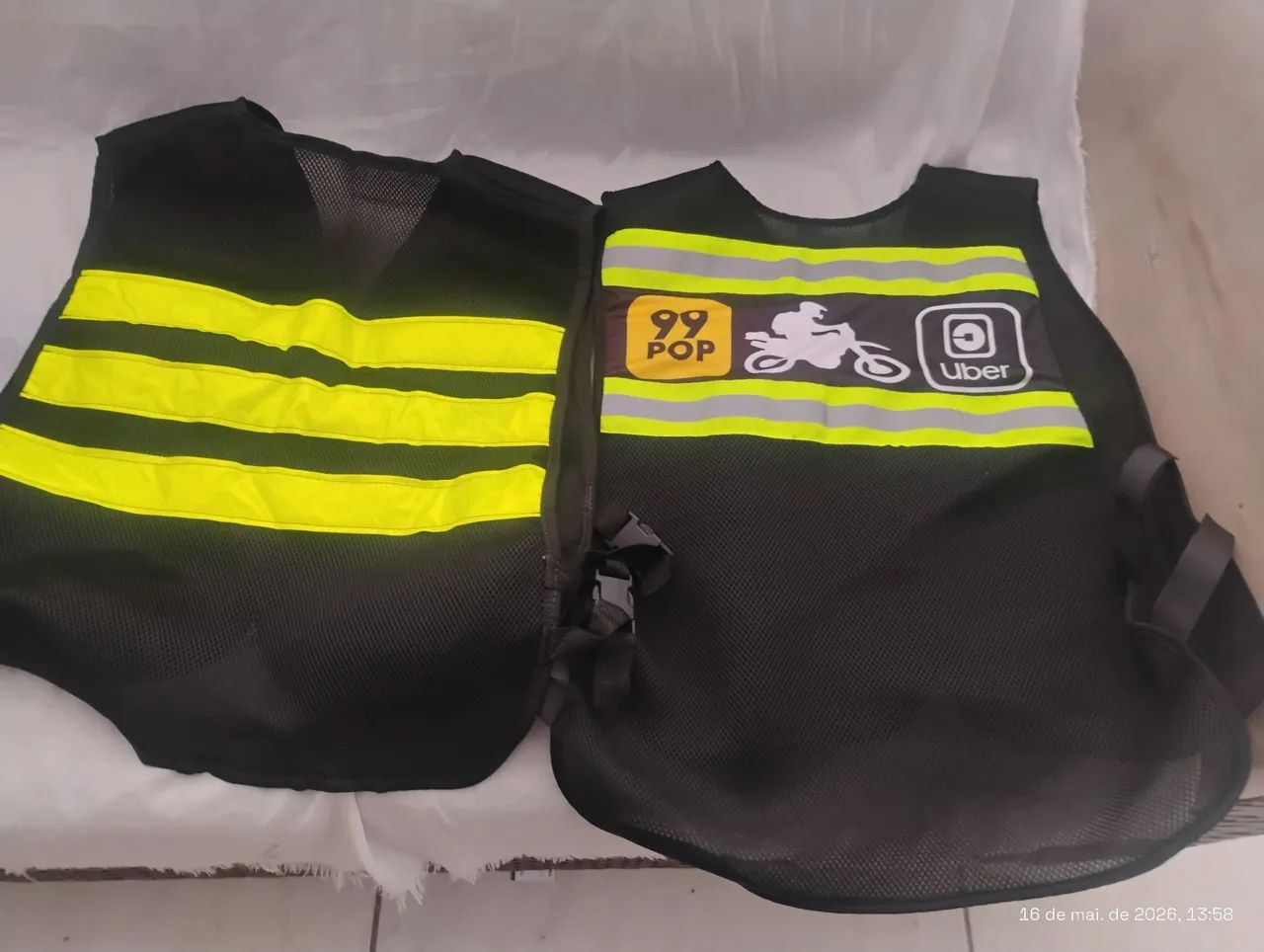 C novos colete para moto boy e  moto uber 