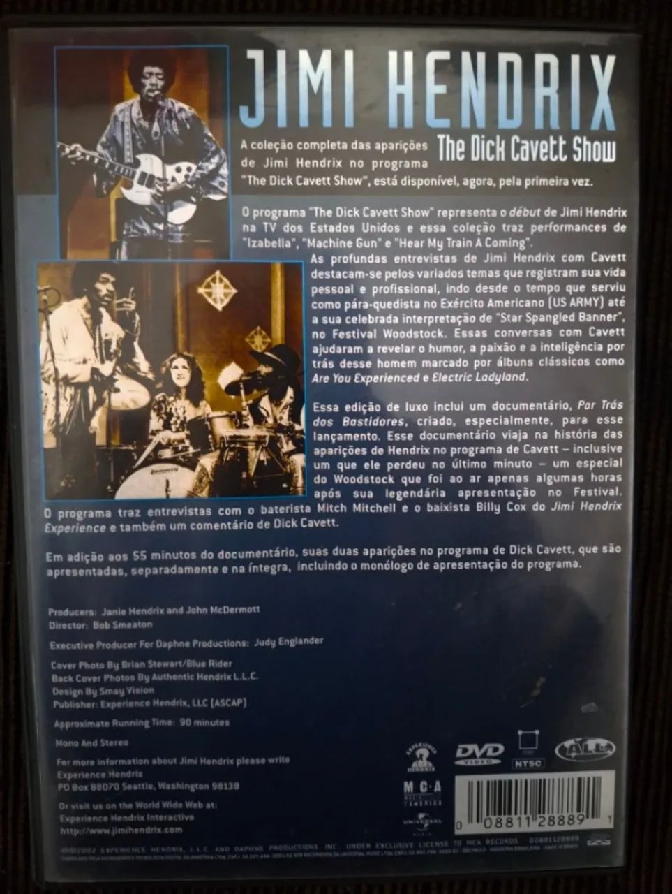 jimi hendrix the dick cavett shows -  dvd  original    - Foto 3