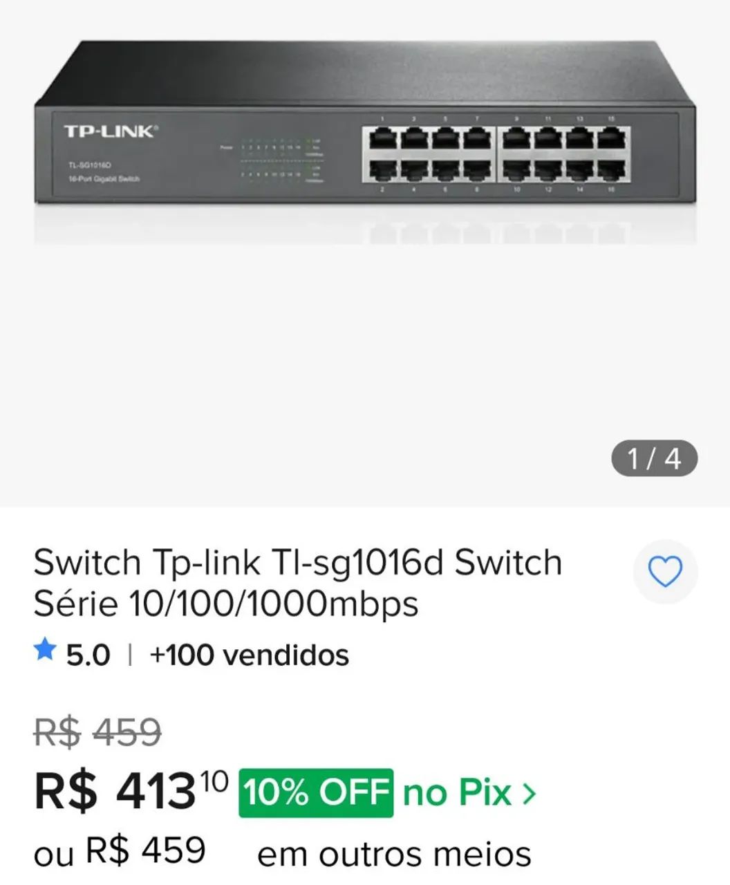 TP LINK TL sg 1016D - Foto 5