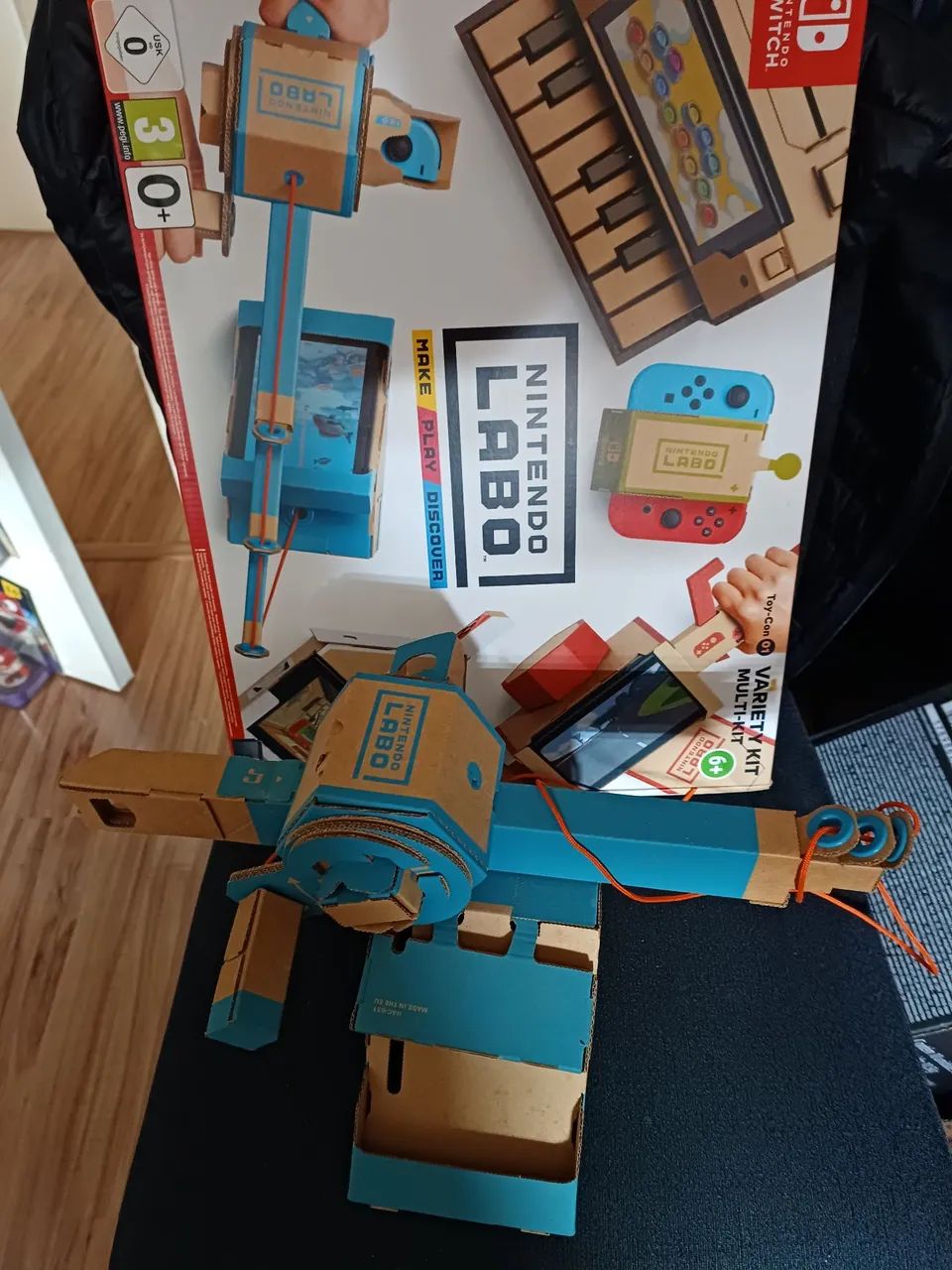 Nintendo Labo c/ todos acessórios e jogo - Foto 3