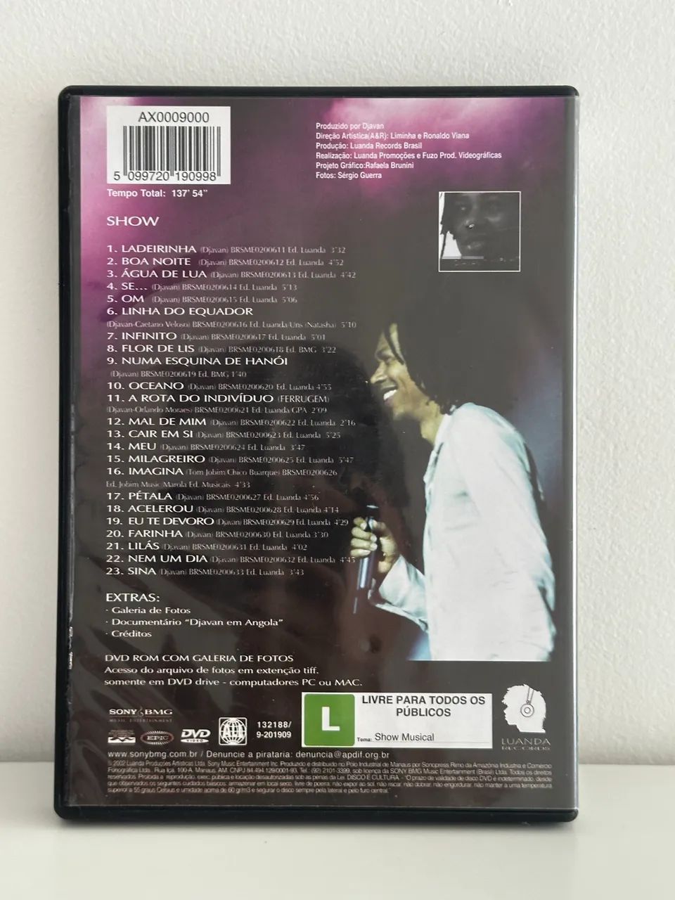 Coleção dvd Show Djavan - Foto 3