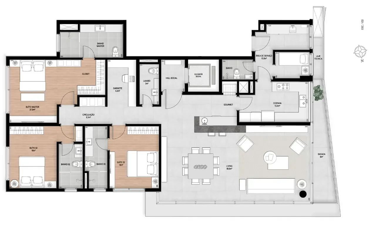 PLANTA 200m²