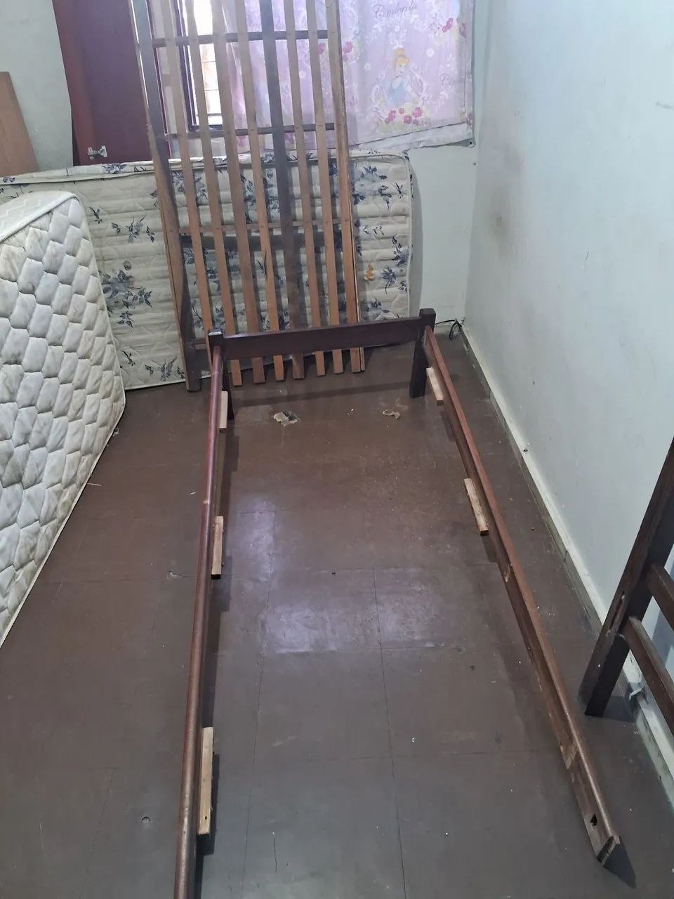 Cama de solteiro madeira sucupira  - Foto 2