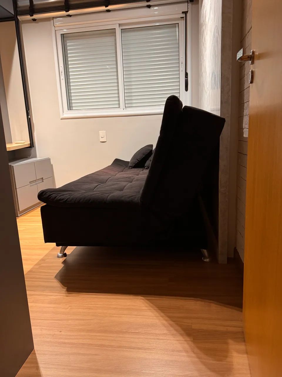Sofá cama preto - Foto 3