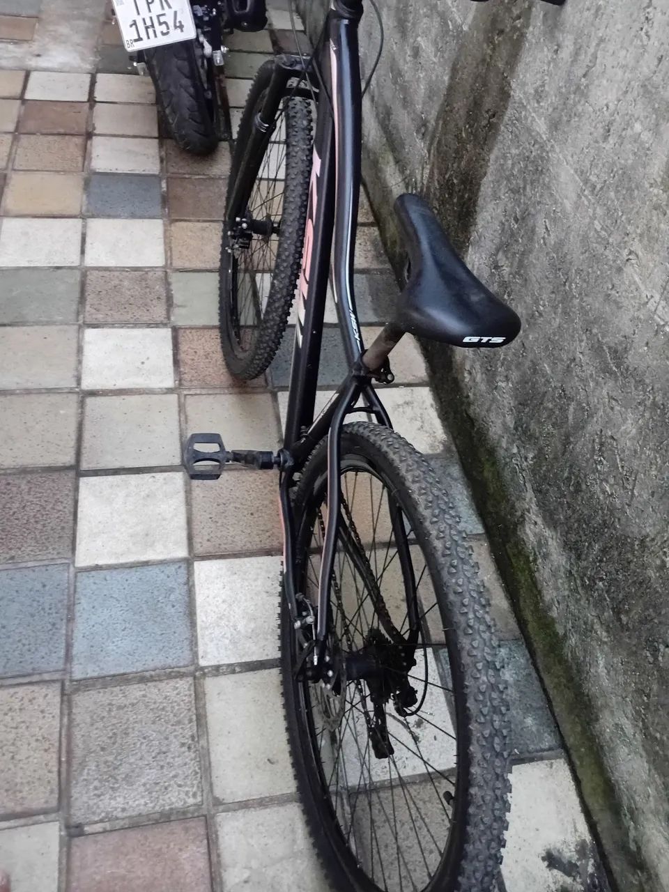 Bicicleta Aro 29 KSW Preta e Rosa com Freio a Disco - Foto 3
