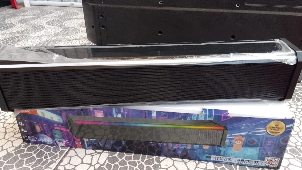Caixa de Som Soundbar Bluetooth 10W Nova