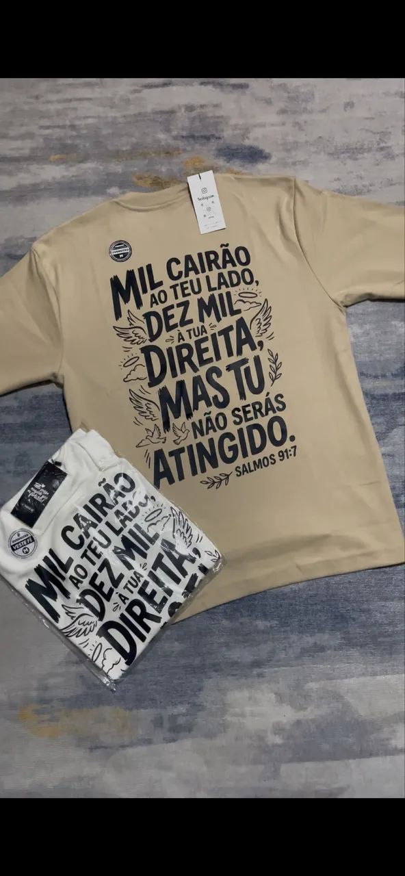 CAMISA OVERZIDE CRISTÃ 100% QUALIDADE - Foto 2