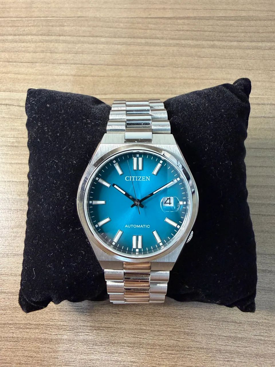 Relógio Citizen Tsuyosa azul gradiente 