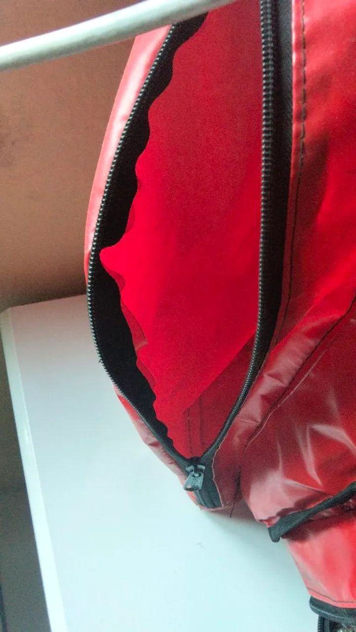 ? MOCHILA TÉRMICA / BAG DE DELIVERY - VERMELHA - Foto 3